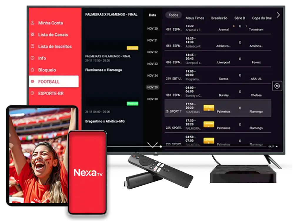 App Canais ao Vivo
